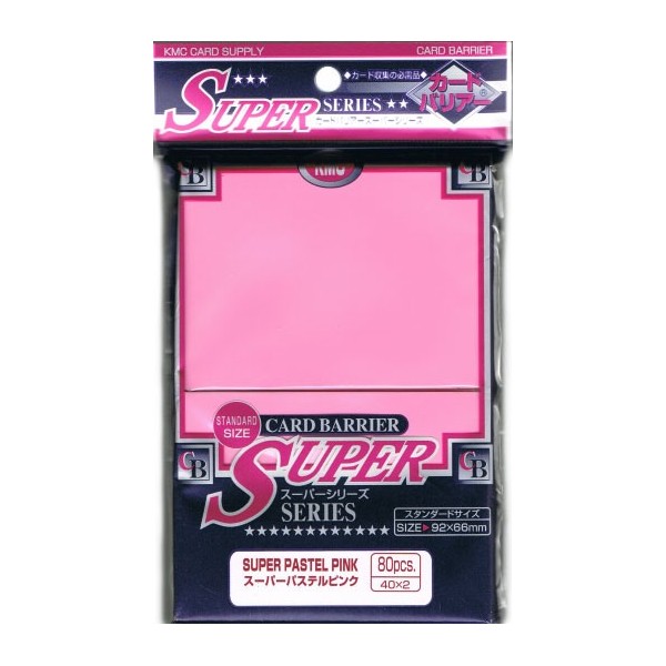 KMC Standard Sleeves - Super Pastel Pink