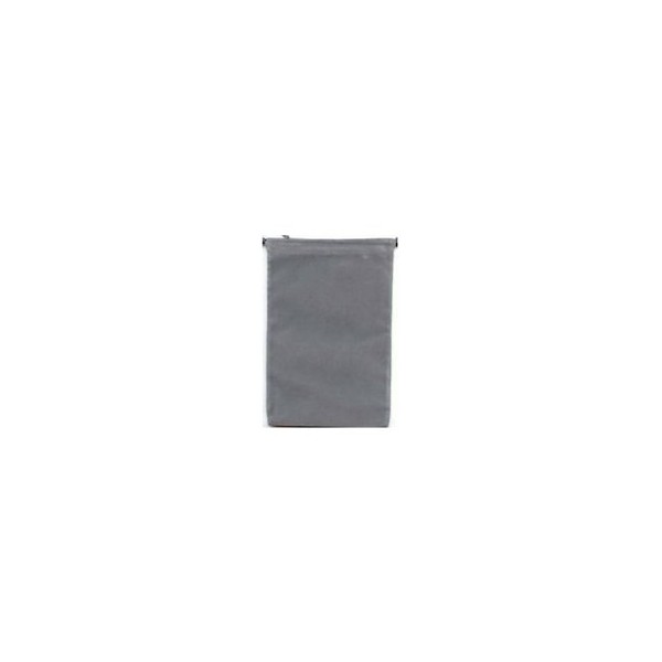 Small Grey Velour Dice Bag