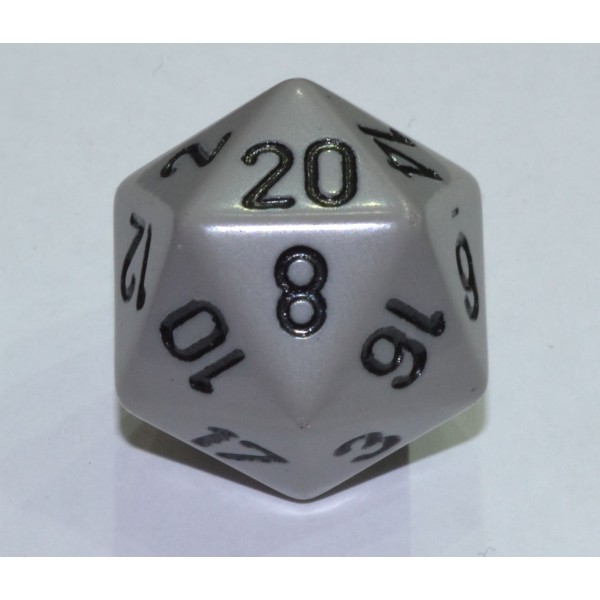 Purple with White Opaque Polyhedral 7-Die Set