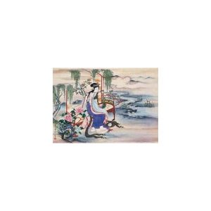 Chinese Art, The Beautiful Chinese Yang Guifei, Edo Period, 1800-1820