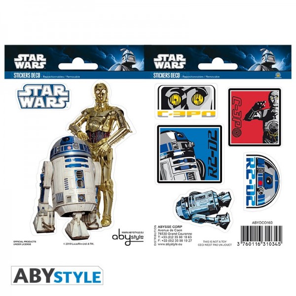 Stickers Star Wars "R2D2 - C3PO"
