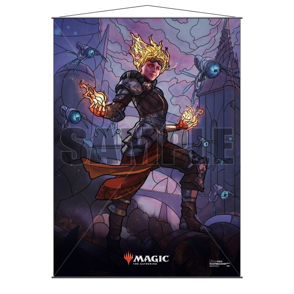 Stained Glass Wall Scroll MtG: Chandra