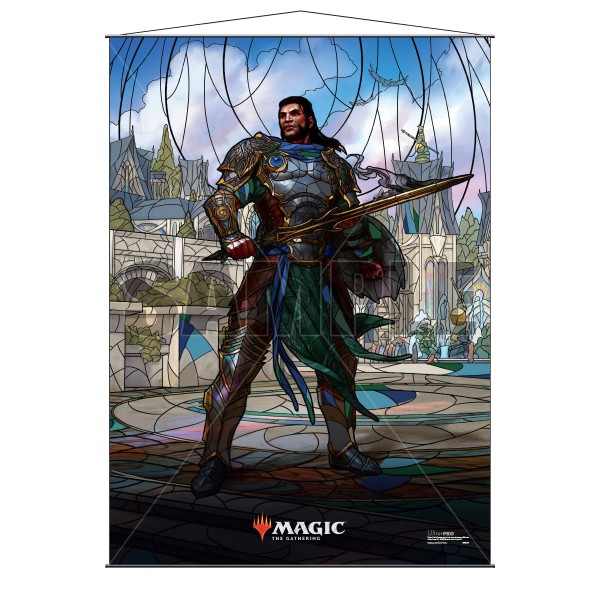 Stained Glass Wall Scroll MtG: Gideon