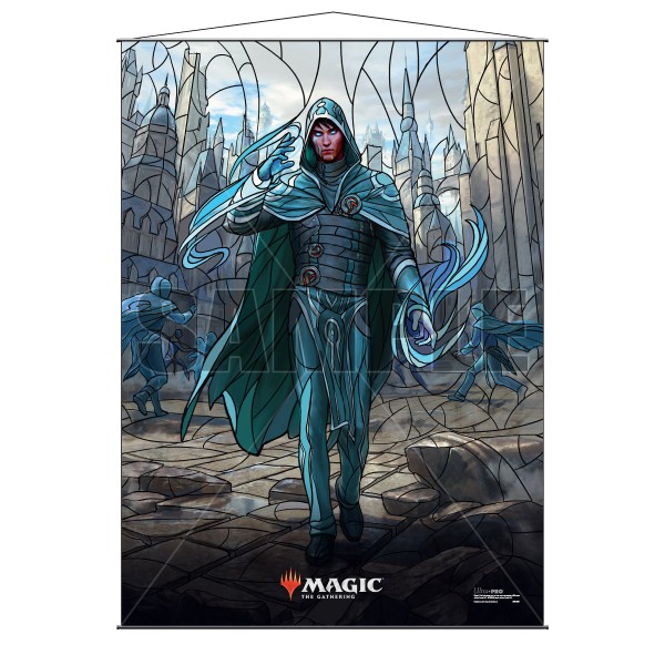 Stained Glass Wall Scroll MtG: Jace