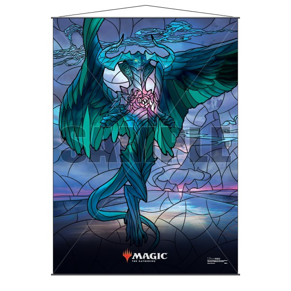 Stained Glass Wall Scroll MtG: Ugin