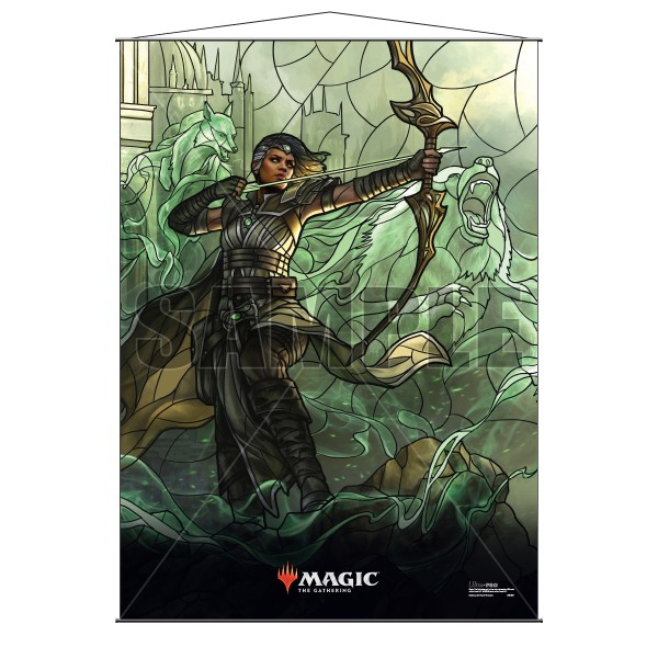 Stained Glass Wall Scroll MtG: Vivien