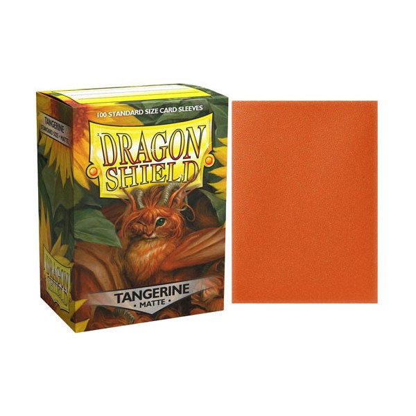 Dragon Shield Standard Sleeves - Matte Tangerine (100)