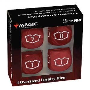Oversized Loyalty Dice Red
