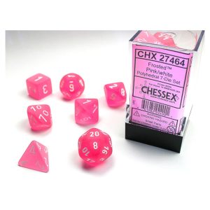 Frosted Pink/white 7-Die Set