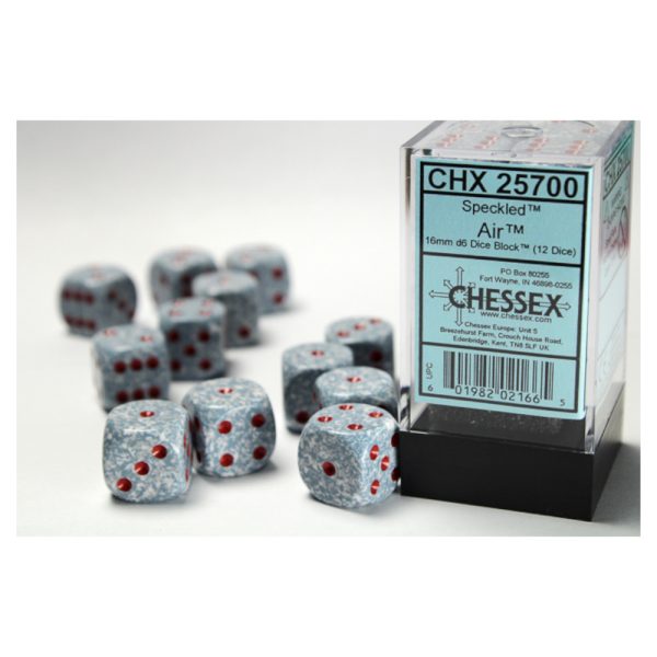 Speckled 16mm d6 Air Dice Block