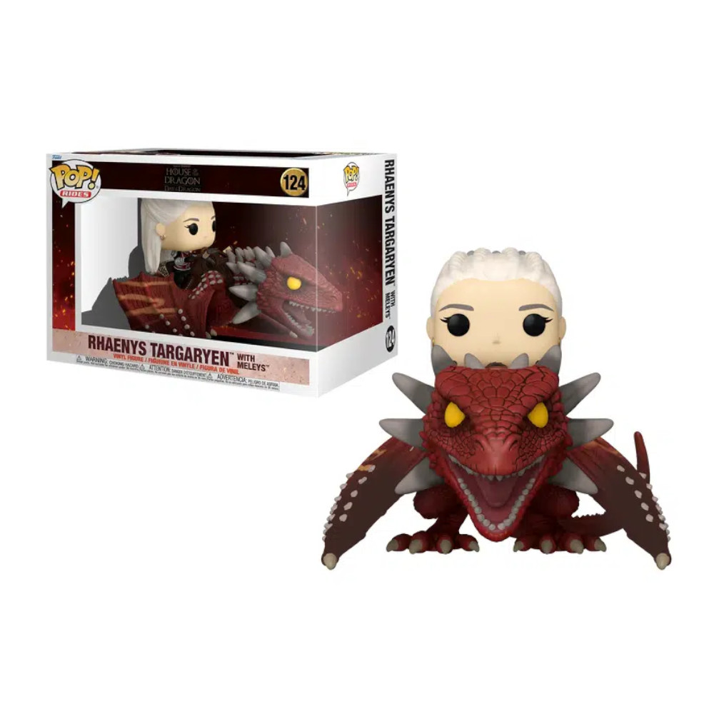 Rhaenys Targaryen with Meleys 124