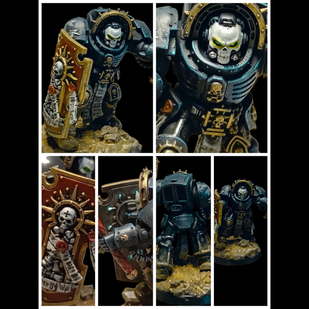 Chaplain in Terminator Armour by Costas