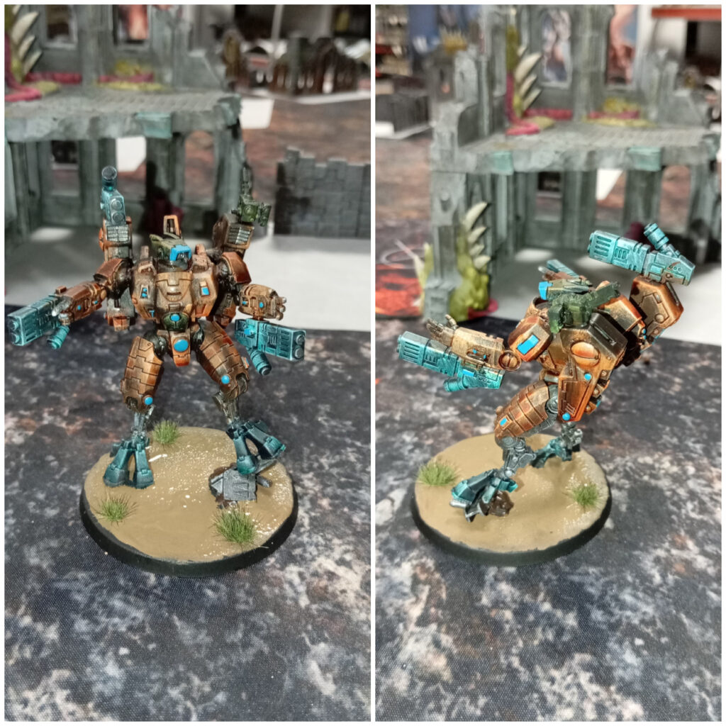Gold Battlesuit by Pandospyros