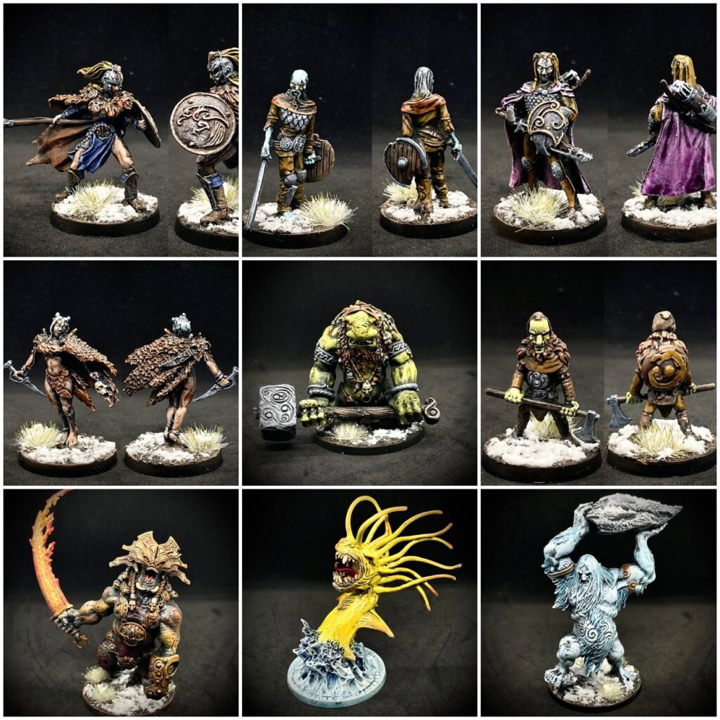 Blood rage board game fully painted by Doc [3-0]