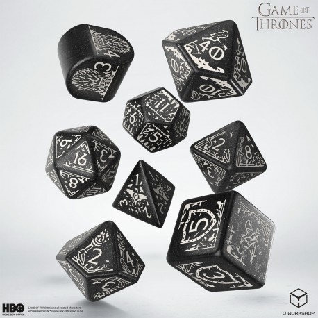 Q Workshop Game of Thrones Night's Watch Dice Set