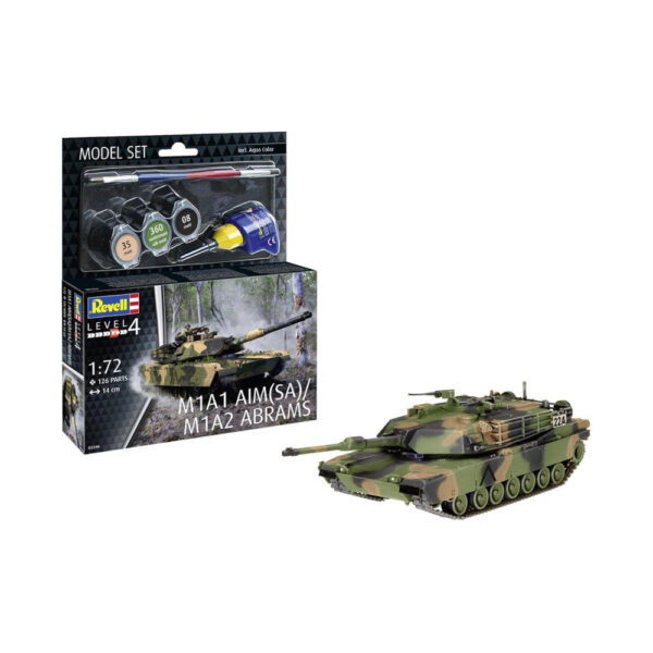 Revell Model Set M1A1 AIM(SA)/ M1A2 Abrams (1:72)