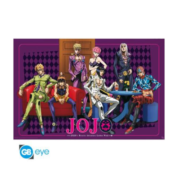 JOJO'S BIZARRE ADVENTURE - Poster Maxi 91.5x61 - Golden Wind Team