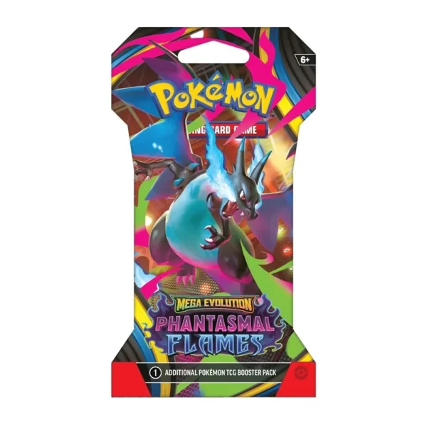 Pokemon TCG Mega Evolution: Phantasmal Flames - Sleeved Booster