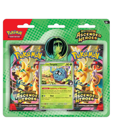 Pokémon TCG Trading ME2.5 Ascended Heroes 2-Pack Blister - Erika