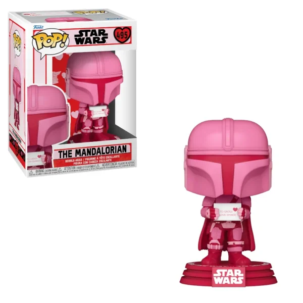 Funko POP Star Wars Valentines S2 Mandalorian 495