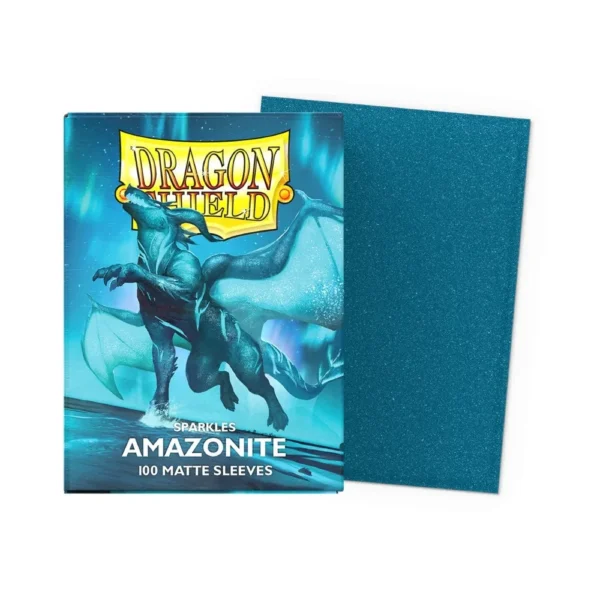 Dragon Shield Sleeves – Matte Amazonite, Standard (100 Sleeves)