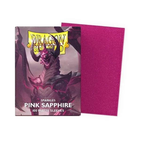 Dragon Shield Sleeves – Matte Pink Sapphire, Standard (100 Sleeves)