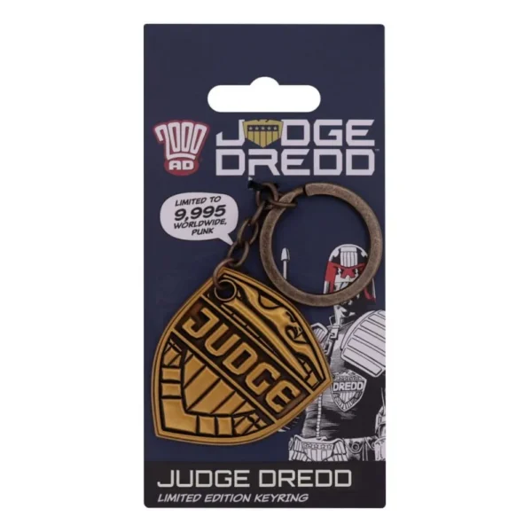 2000 AD Judge Dredd – Limited Edition Badge Keyring