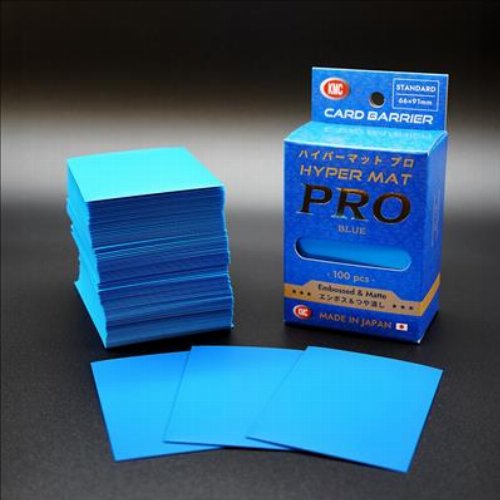 KMC Standard Sleeves - Hyper Mar PRO Blue (100 Sleeves)