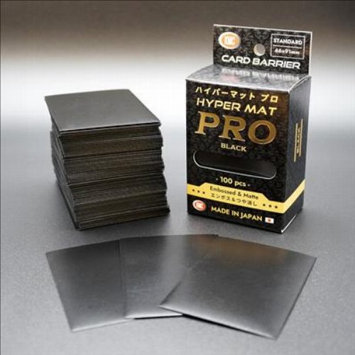KMC Standard Sleeves - Hyper Mar PRO Black (100 Sleeves)
