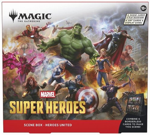 Magic the Gathering Scene Box - Marvel Super Heroes: Heroes United